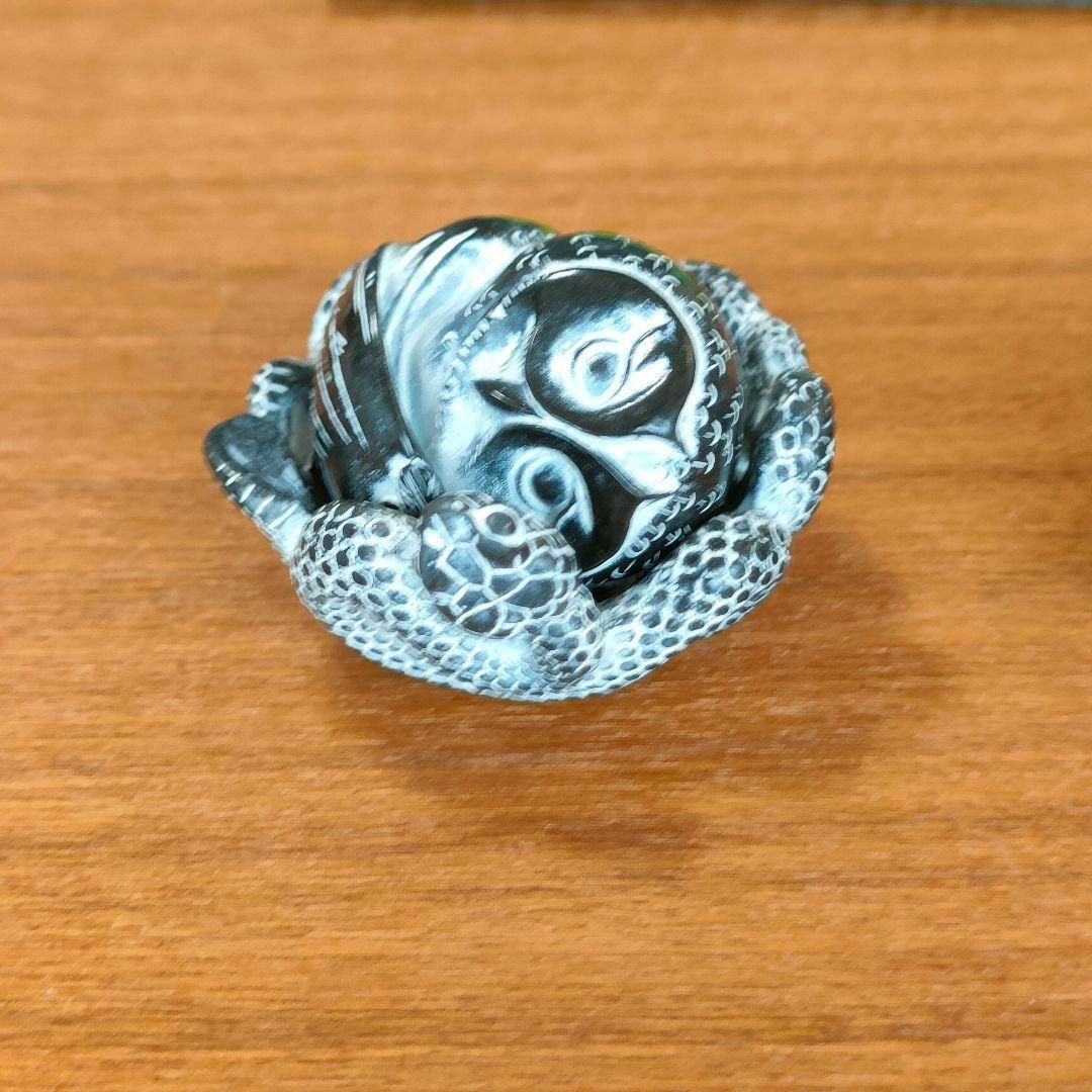 世界750体限定 アダムバインダー フクロウ＆ヘビ 彫刻 フィギュア 超