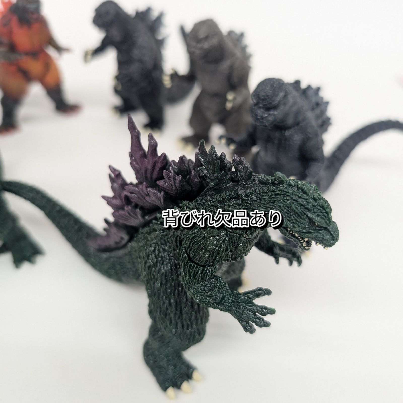ゴジラ 名鑑フィギュア 7種セット 酒井ゆうじプロデュース【ゴジラ名鑑】(全7種)フルセット - 特撮