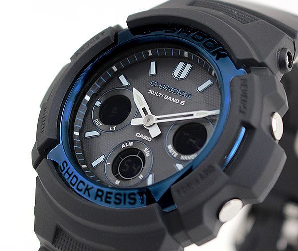 週末セール　Gショック　電波ソーラー　AWG-M100A-1AER 海外モデル G-SHOCK BASIC gショック ジーショック 電波 ソーラー AWG-M100A