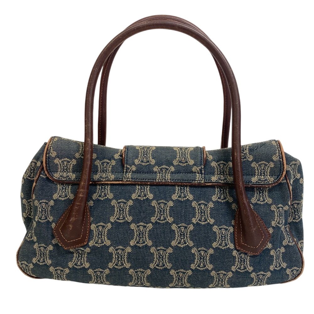 セリーヌ CELINE ショルダーバッグ マカダム デニム ハンドバッグ
