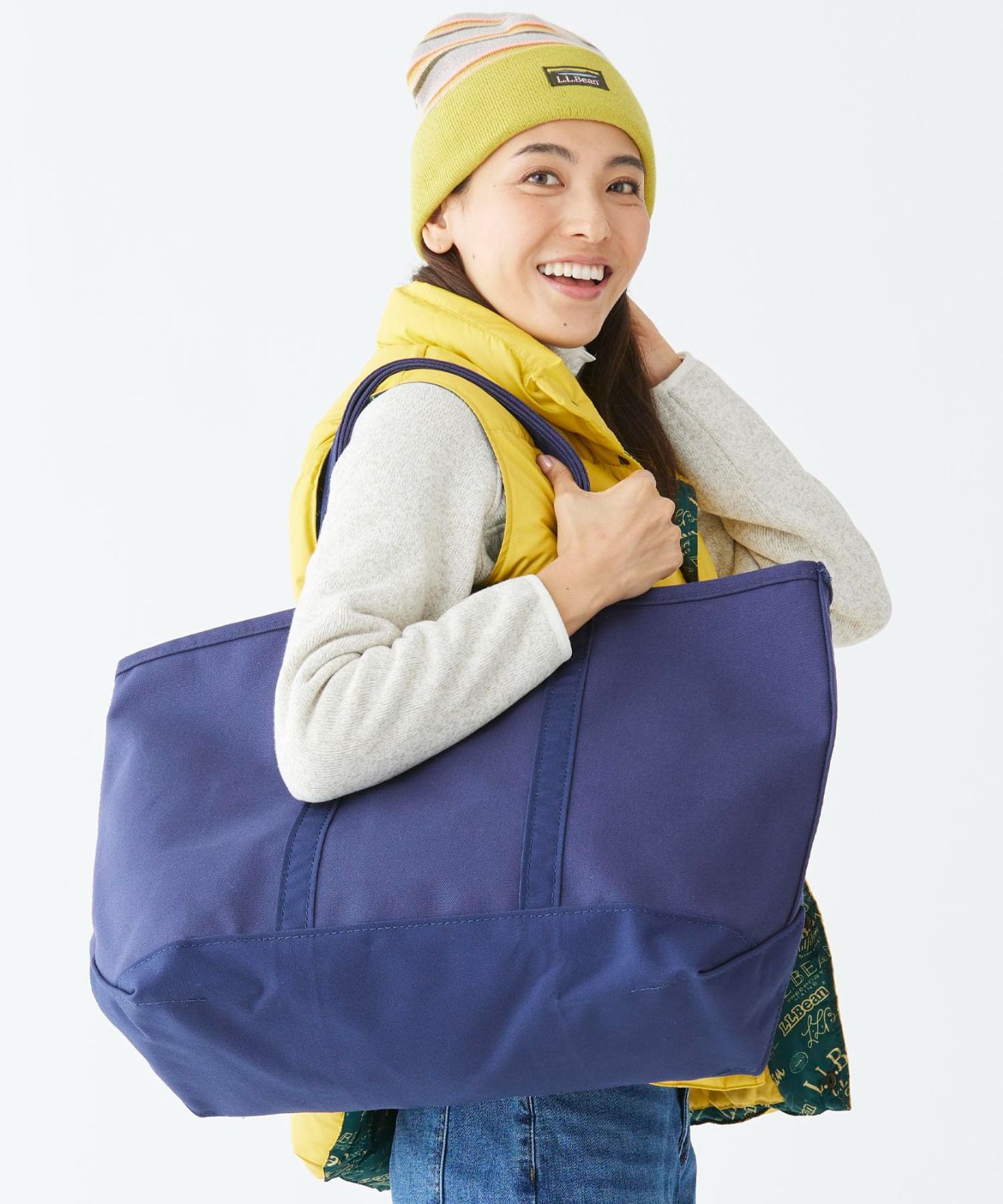 数量限定】[エルエルビーン] トートバッグ ソリッド・ボート