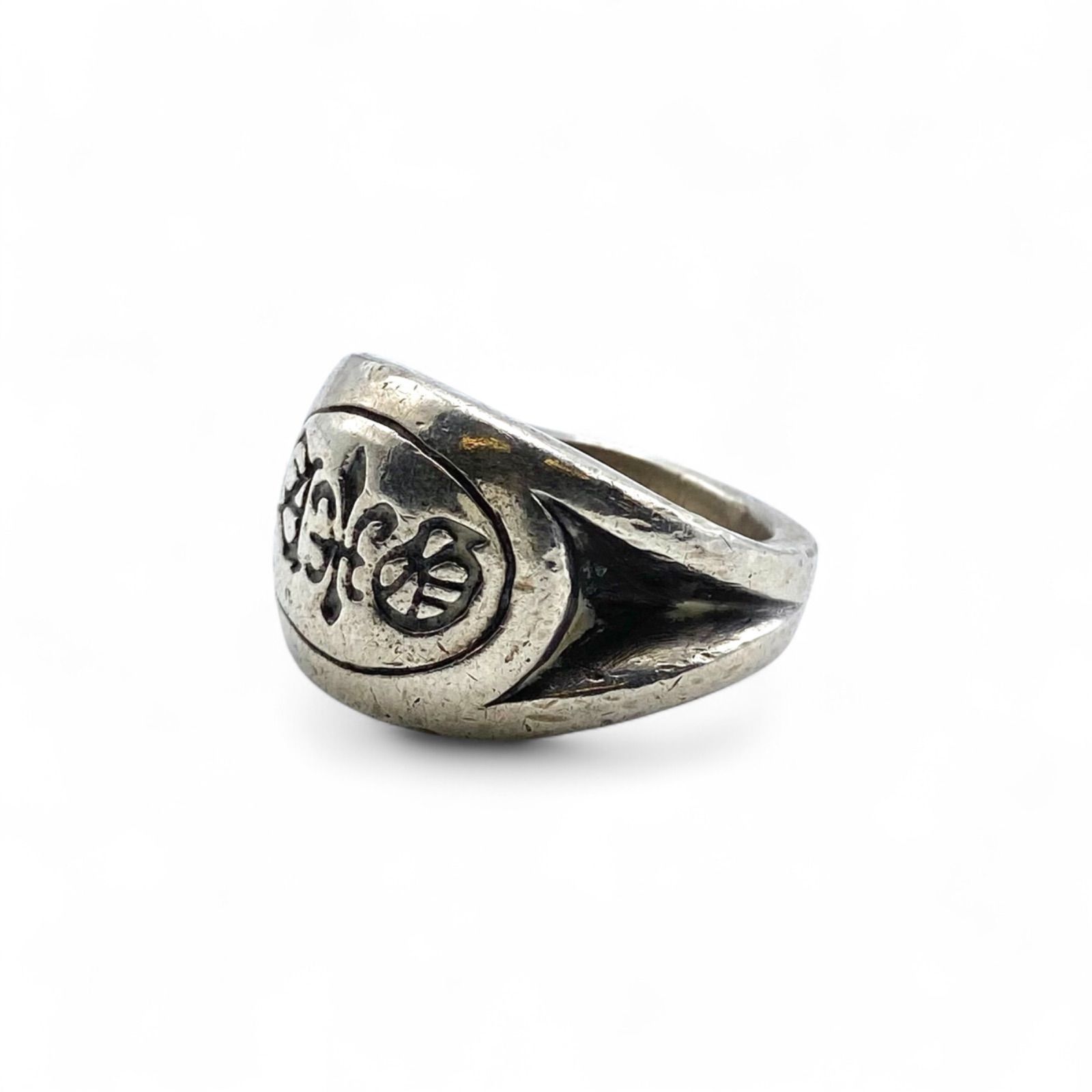 古の紋章】ゴシック Silver 925 刻印 90s Vintage Ring シルバー 