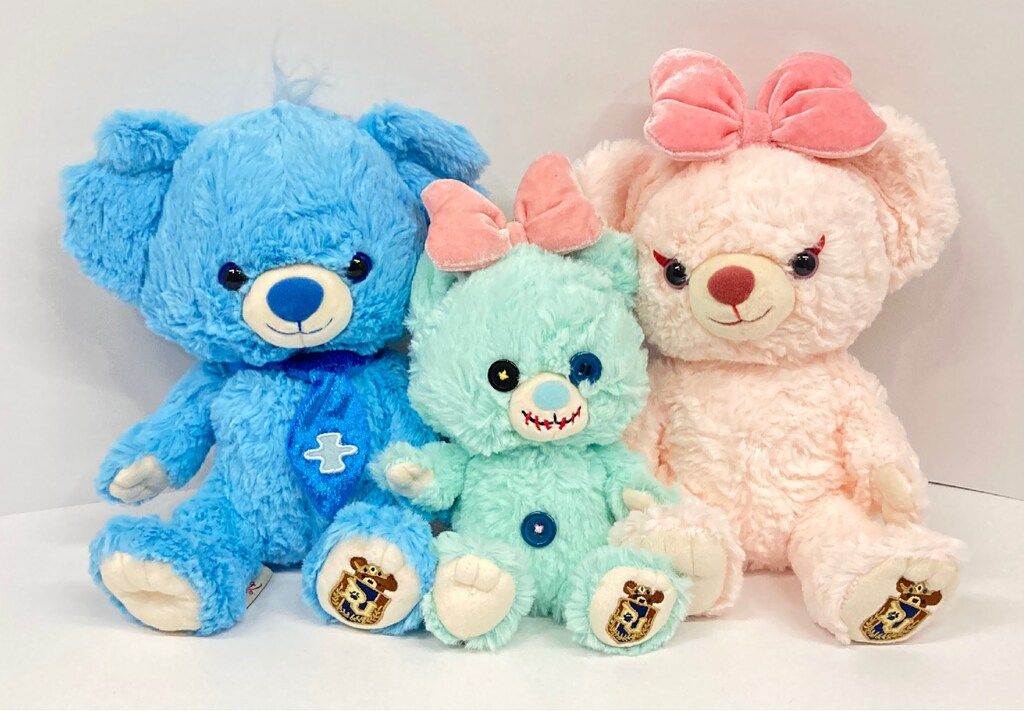 初期タイプ タグ付き ユニベア ベリー ぬいぐるみ ブルーベリー