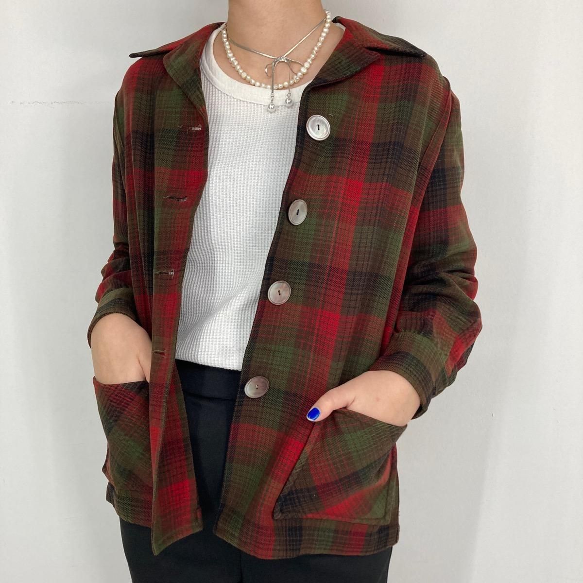 古着 40年代 ペンドルトン PENDLETON ボードシャツ チェック柄 長袖 