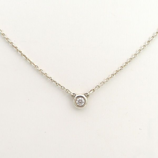 未使用Tiffanyティファニー ダイヤモンドバイザヤードネックレス0.05ct TIFFANY&Co. / ティファニー ◇バイザヤード ネックレス 0.05ct
