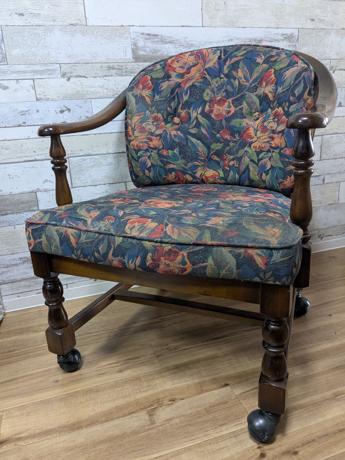 カリモク キャスター付き ダイニングチェア カリモク 肘掛椅子