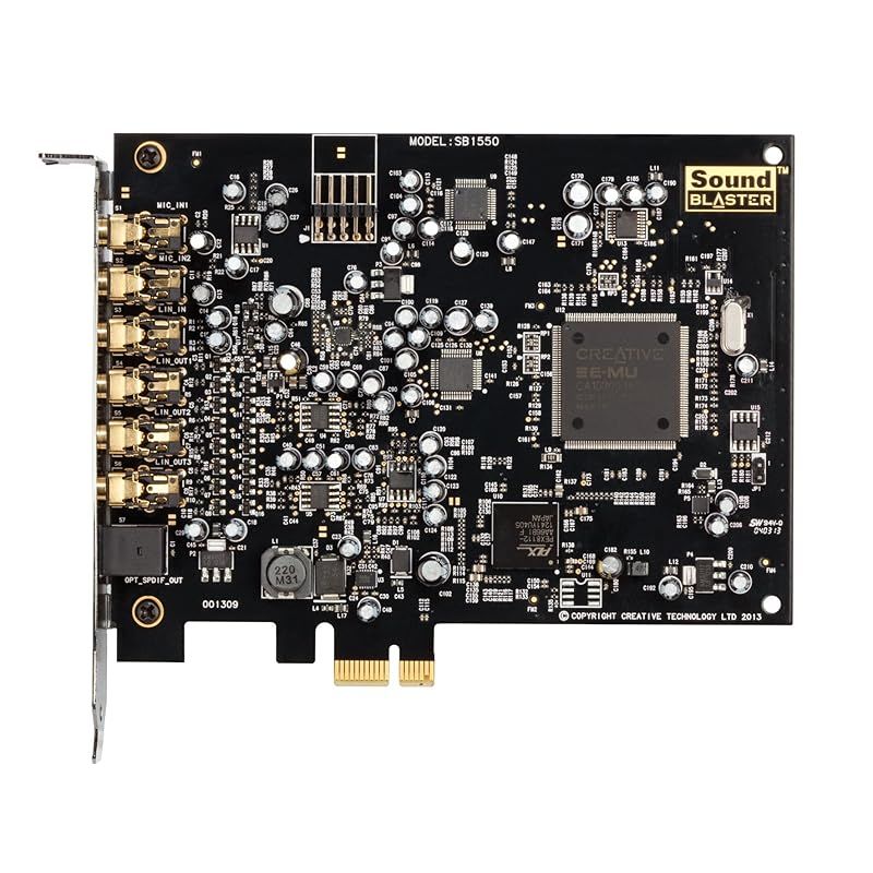 クリエイティブ メディア Creative ハイレゾ対応 サウンドカード Sound Blaster Audigy Rx PCI-e SB-AGY-RX 1