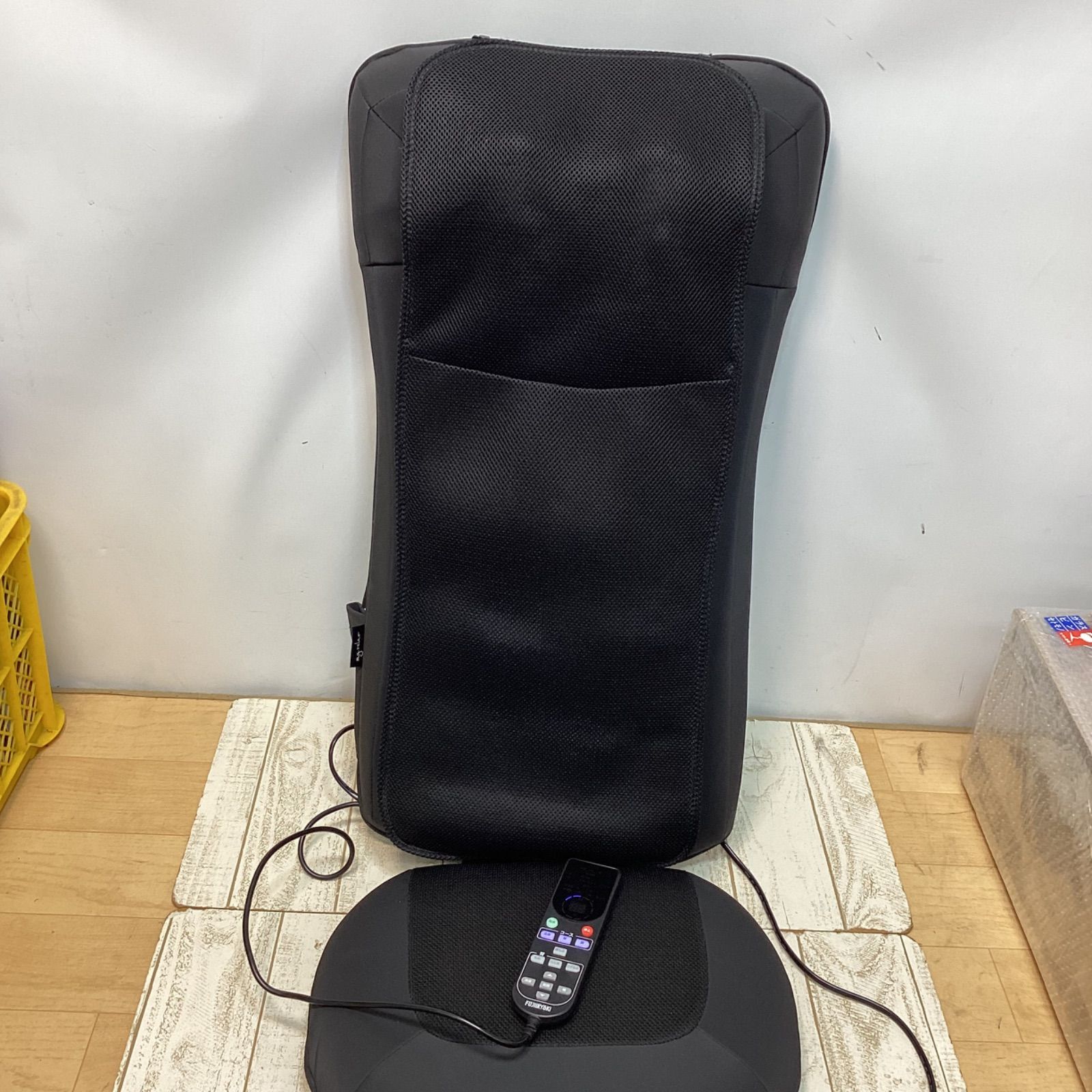 ? フジ医療器 マイリラシートマッサージャーS56 MRL-1200 ブラック 2025年製 本体のみ 小キズあり 動作 済み