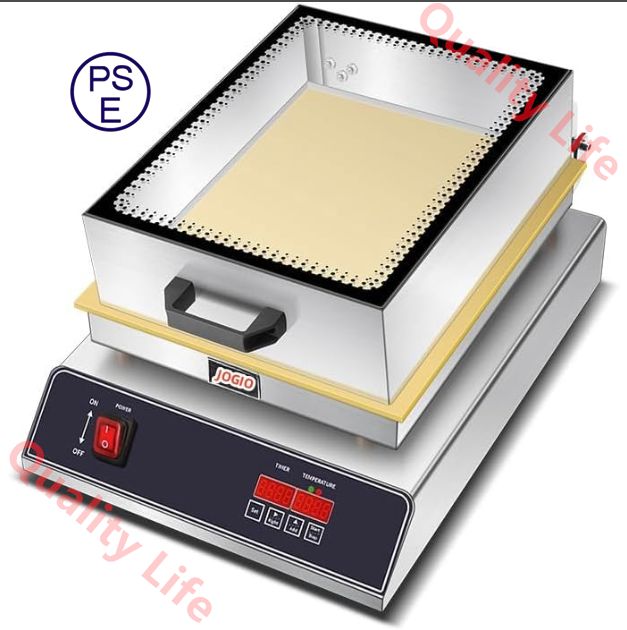 業務用目に見えるカバースフレマシン電気スフレマシン 温度範囲50~300℃ ノンスティック銅加熱プレート付き ケーキベーカー機器 レストラン パン屋用 A PSE認証济