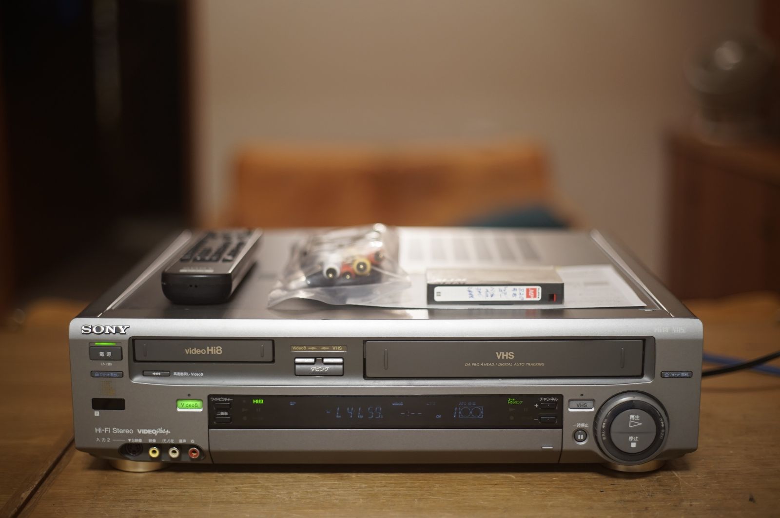 【Hi8のみ動作良好】SONY Hi8 8ミリ WV-SW1 Hi8のみ Amazon | Hi8+S・VHSビデオデッキ ソニー WV-SW1 リモコン付き