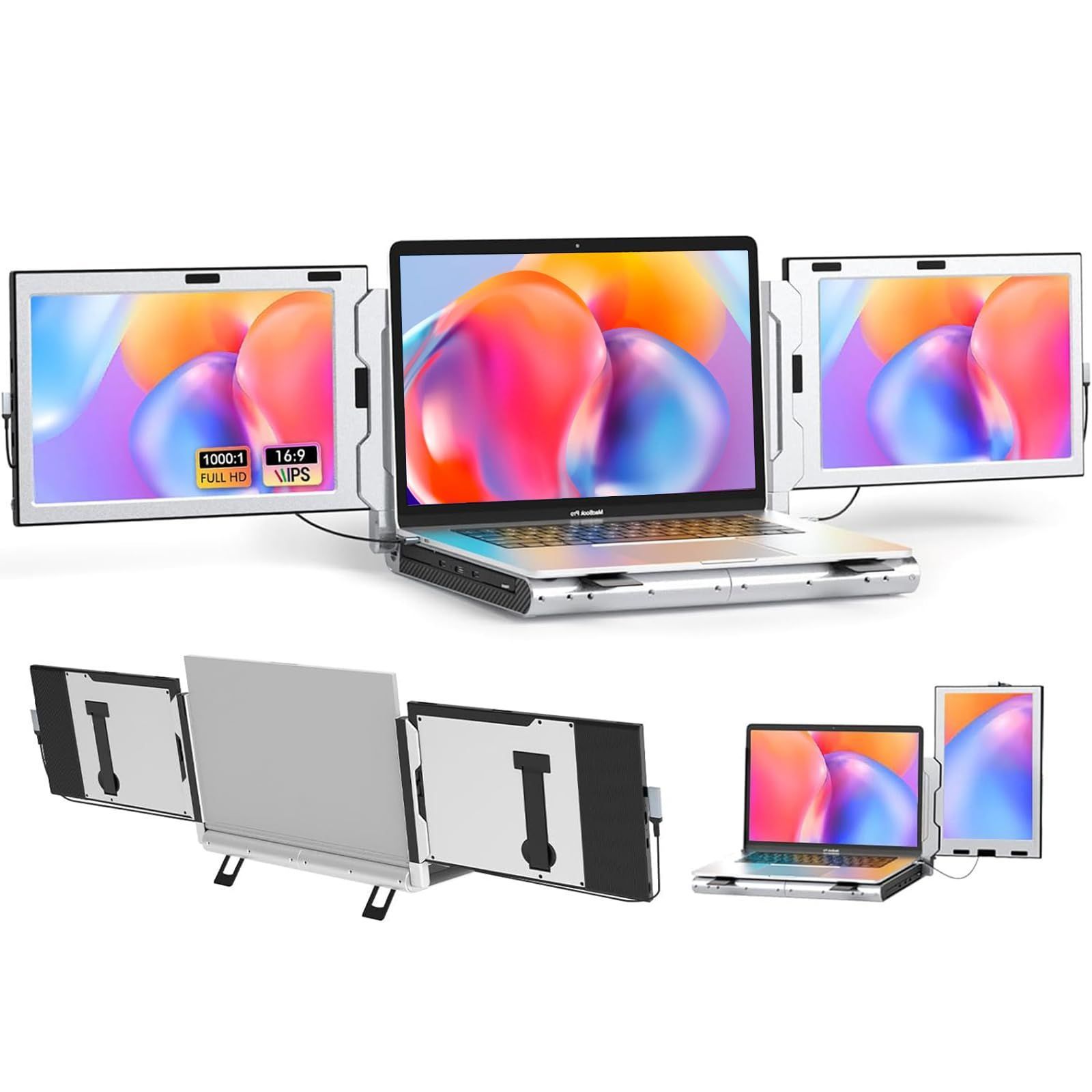 2024年新型 モバイルモニター チトリプルモニターモデルHD デュアル