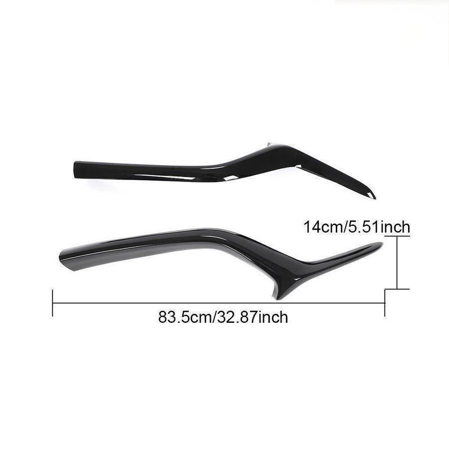 健康 マツダCX-5 CX5 CX8 フロントグリルグカバー リルストリップ レースグリルガーニッシュ 外装パーツ 2017-2019 2p