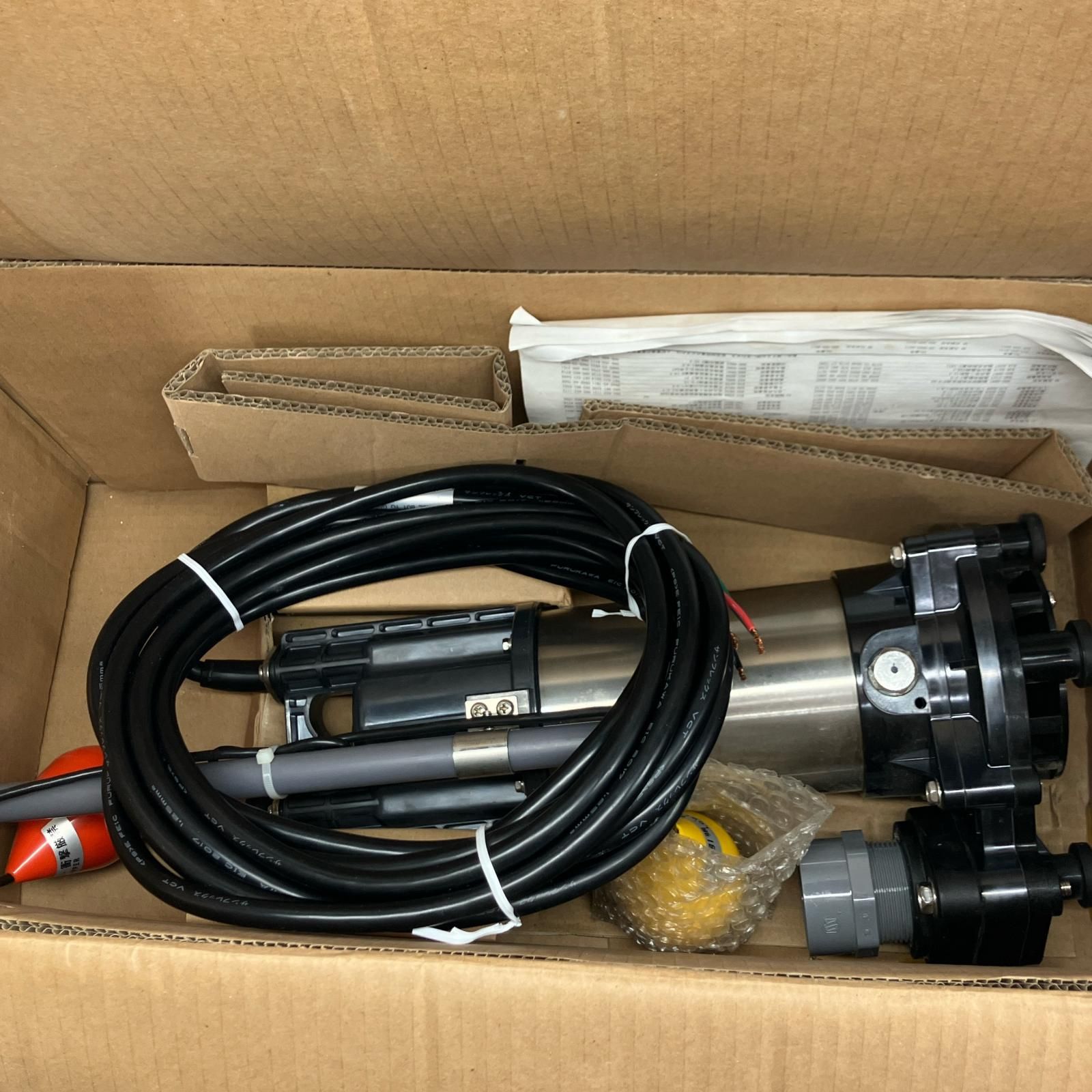 荏原製作所 水中ポンプ エバラポンプ 3相 200v 40DWSA5.25B シルバー 説明書