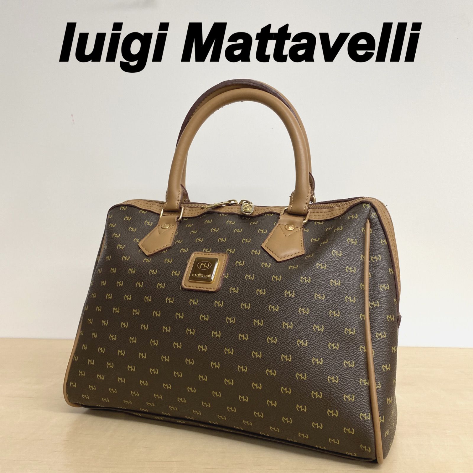 luigi Mattavelli レザー ハンドバッグ B200 - メルカリ
