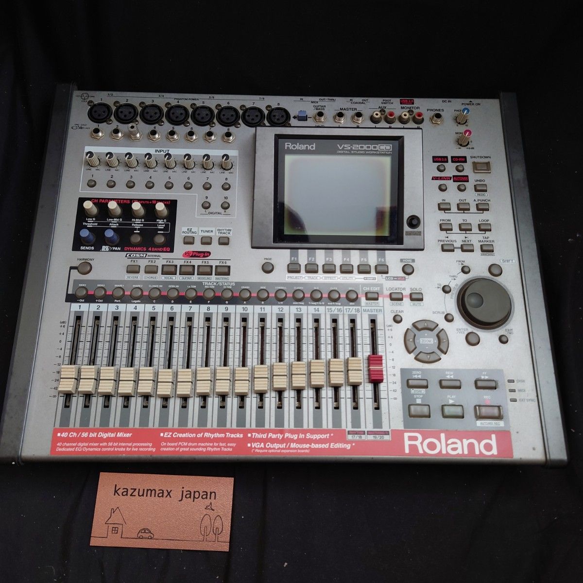 roland vs-2000cd ROLAND VS-2000CD ローランド vs2000cd 24ビットデジタルスタジオワークステーション 動作不明品 ジャンク 送料無料 ☆