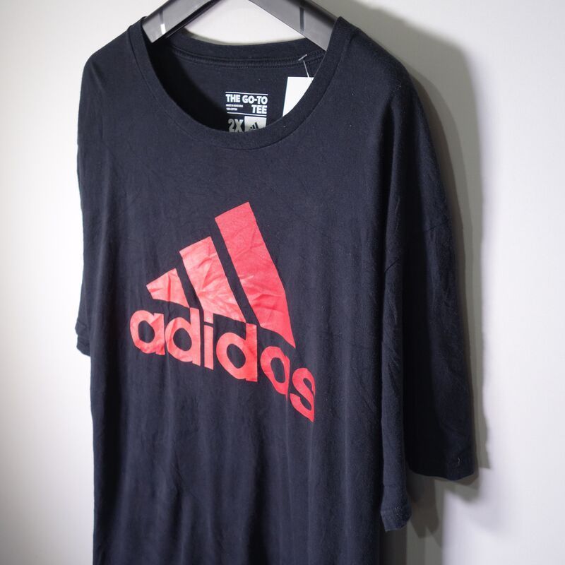 大きいサイズ 特大 2XLサイズ adidas 半袖 Tシャツ レア 希少 | www