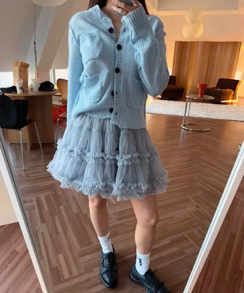 エグイズ ファズ ティアード スカート ソラ