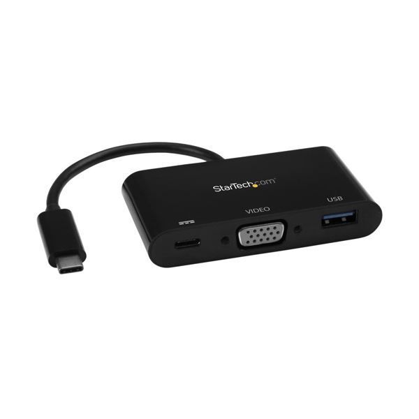 StarTech.com USB TypeC-接続VGA変換アダプタ 2048×1280p 60Hz USB給電対応CDP2VGAUACP 1個