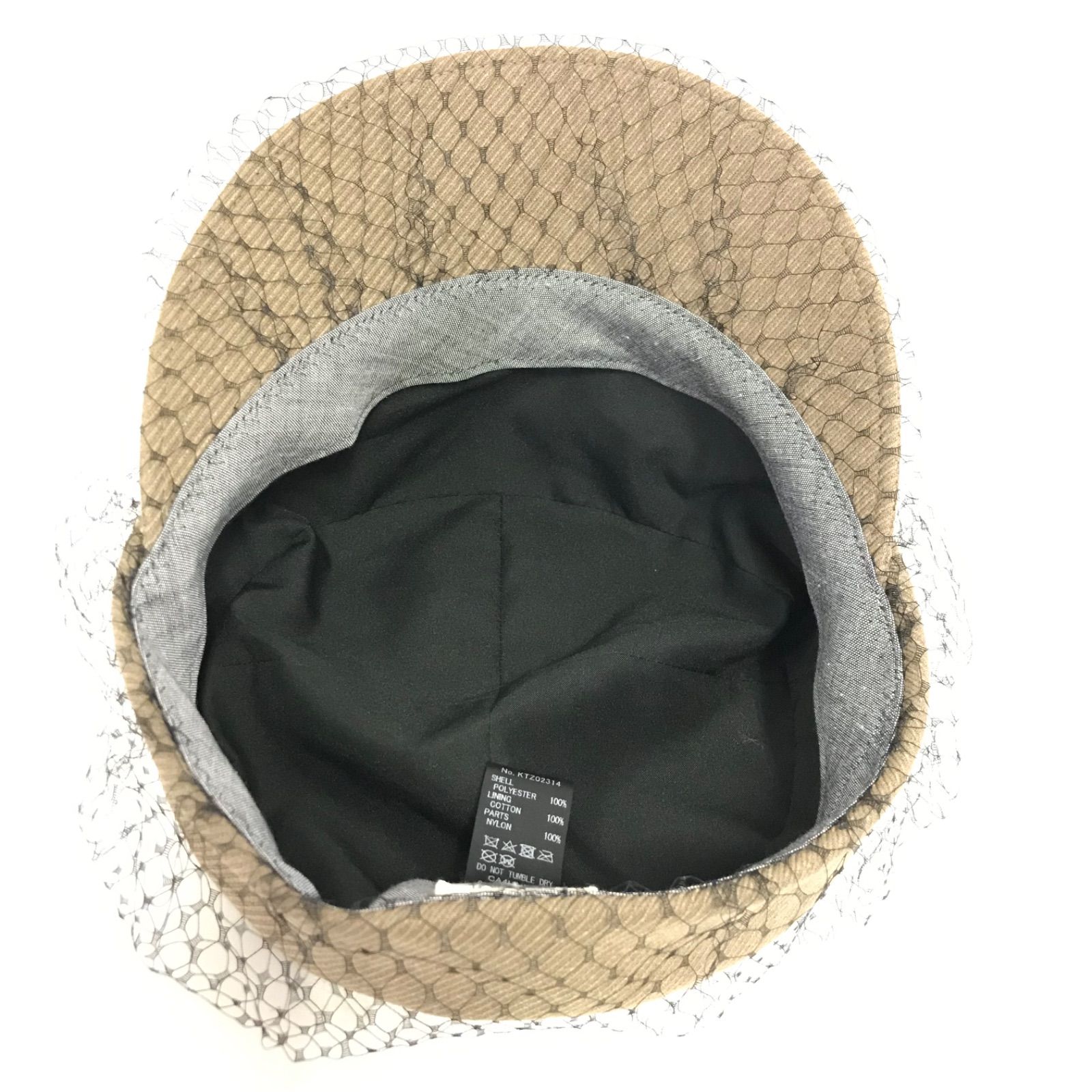 CA4LA チュールを纏ったキャスケット 帽子 【公式通販】