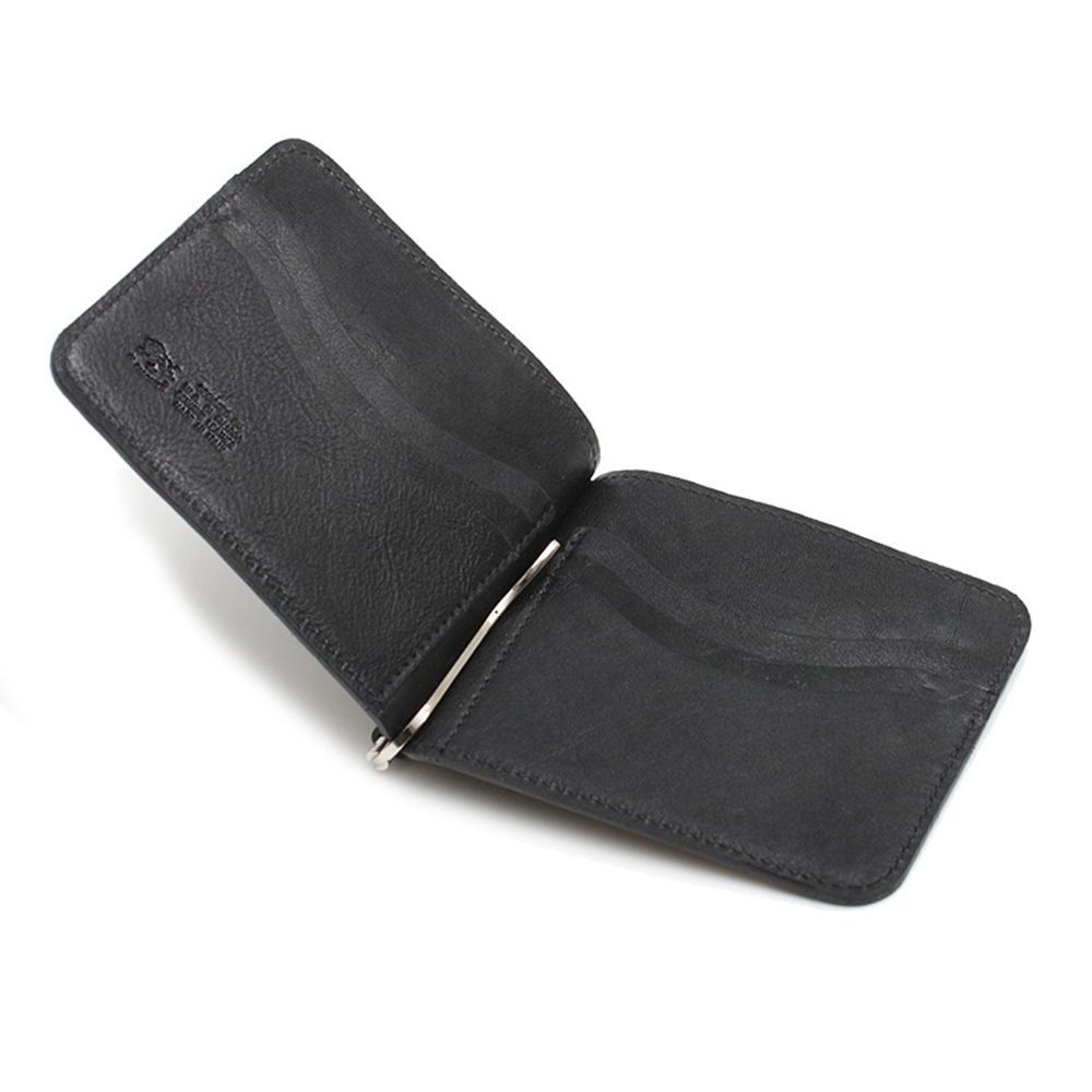 安い新品新品 イルビゾンテ マネークリップ ブラック 二つ折り 財布 カードケース 人気 マネークリップ