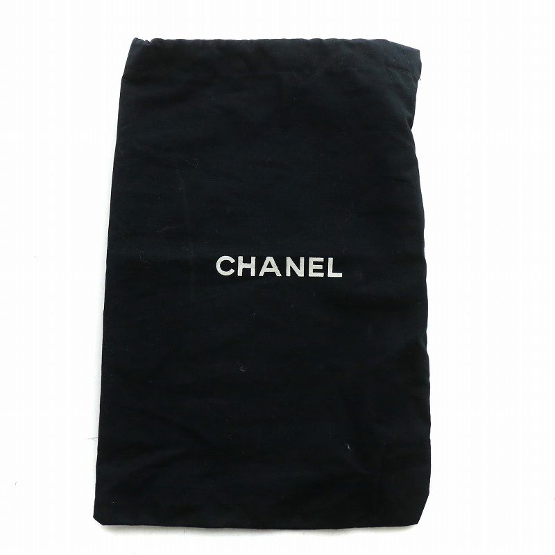 シャネル CHANEL サンダル レザー オープントゥ ウェッジソール