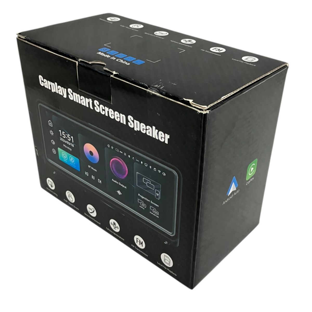 VANBAR CP02 Bluetooth カーオーディオ 6.86インチ CarPlay Android Auto Wi-Fi 12V 24V S10351575