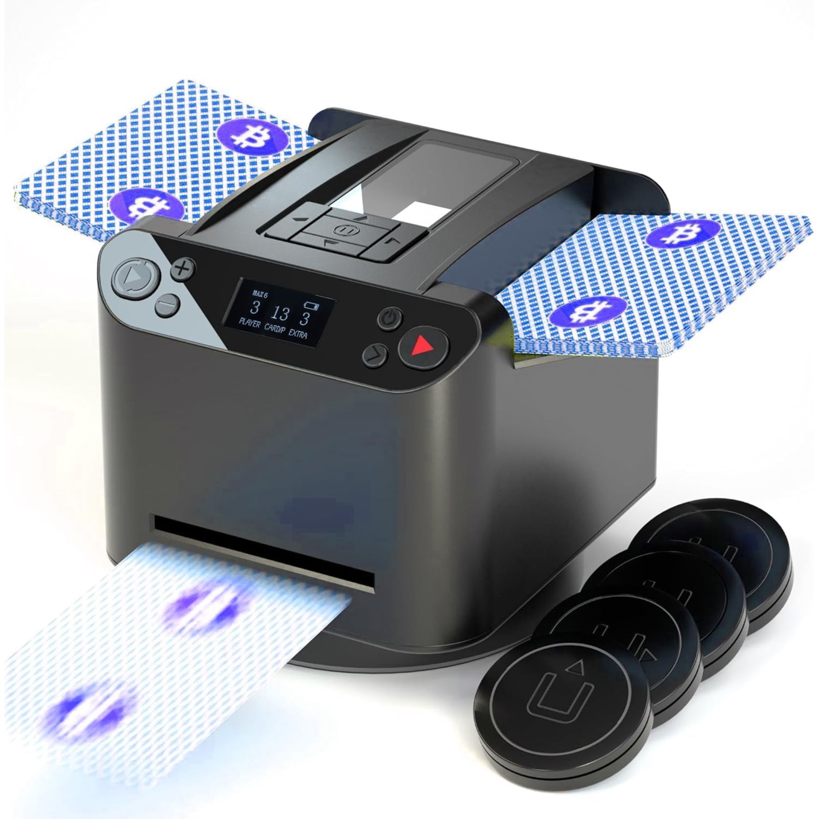 In おもちゃ 自動カードシャッフルディーラーマシン充電式カード