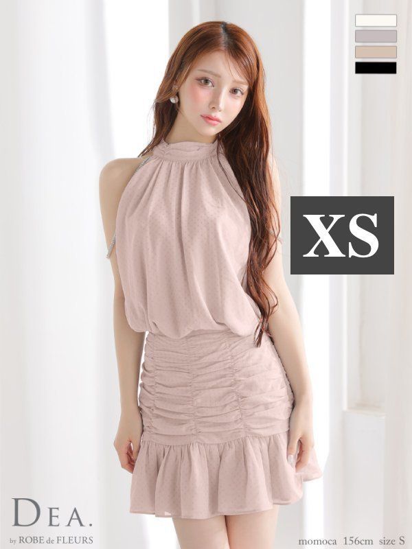DEA. by ROBE de FLEURS マーメイド ピンク Mサイズ 10月下旬入荷予定】【Lサイズあり】ケミカルレース×フリル