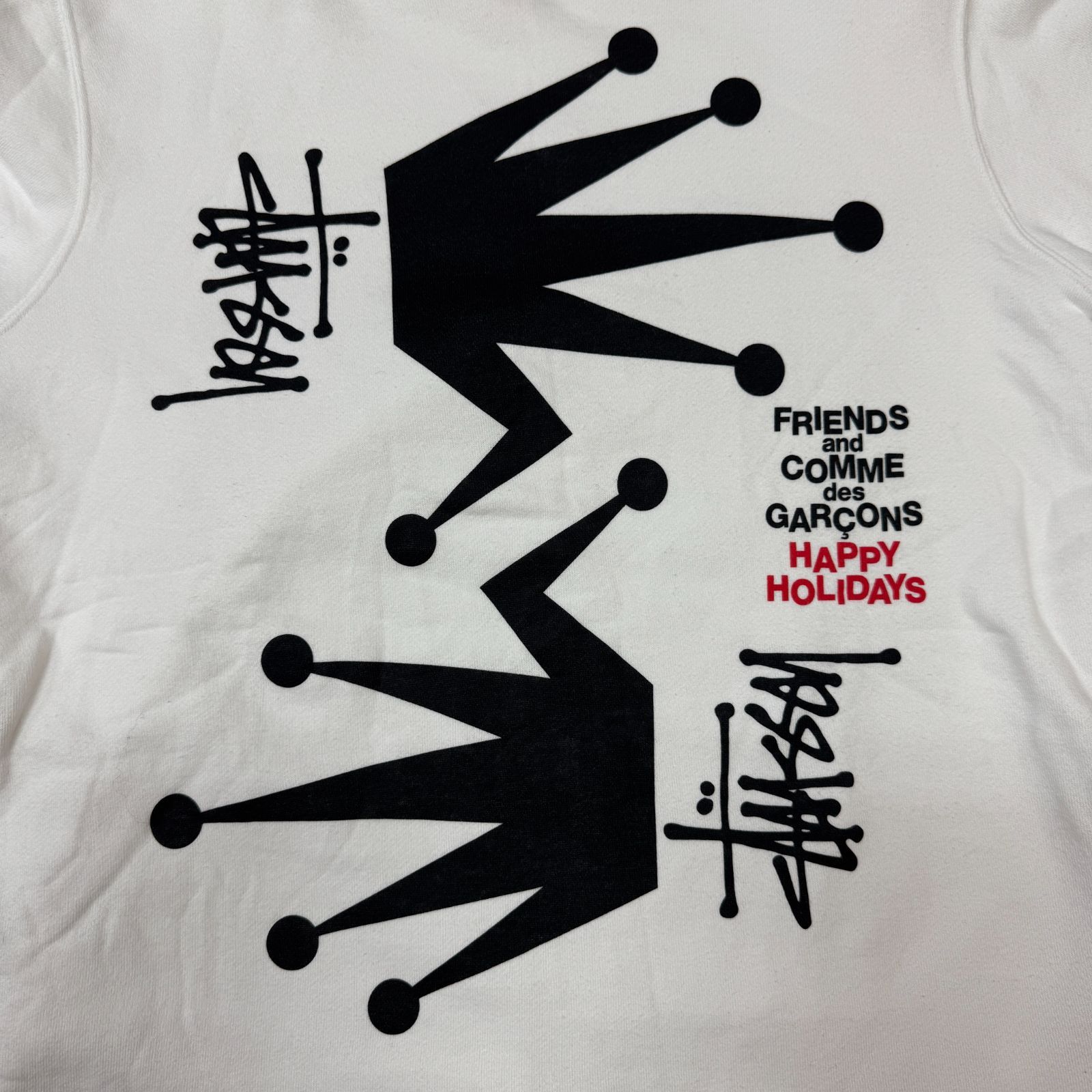 STUSSY × COMME des GARCONS 18AW クリスマス限定トレーナー 