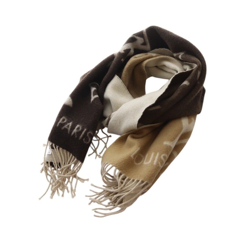 LOUIS VUITTON マフラー M73675 ベージュ LOUIS VUITTON マフラー M73675 ベージュ ルイヴィトン LOUIS VUITTON