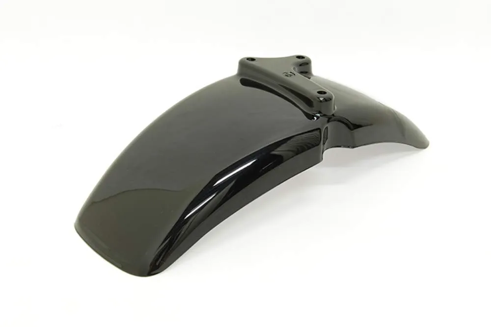 新品 バイクパーツセンター フロントフェンダー 黒 ホンダ エイプ50