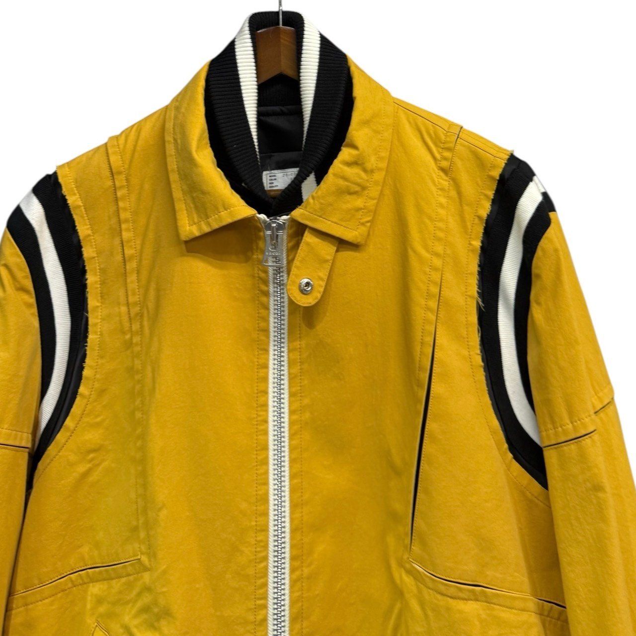 sacai サカイ 21AW Cotton Oxford Blouson レイヤードジャケット 21