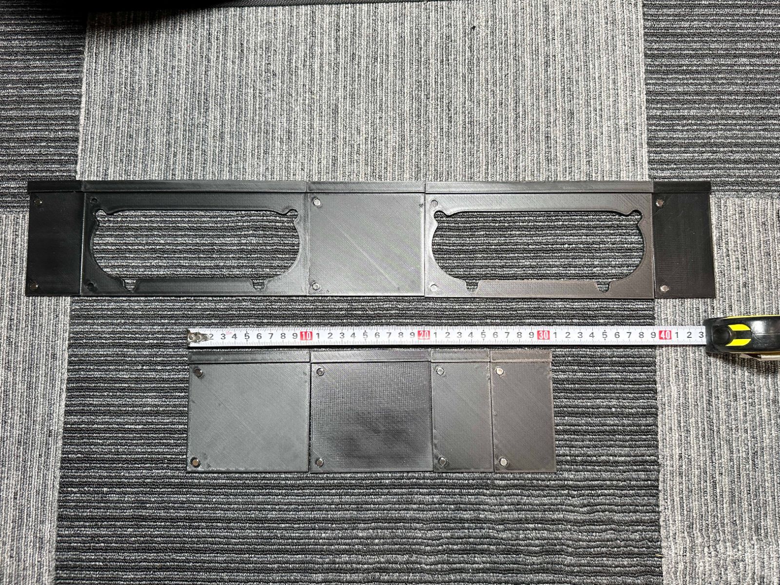 EcoFlow WAVE 2 / 3】ダクト用後部座席窓枠 汎用 エコフロー