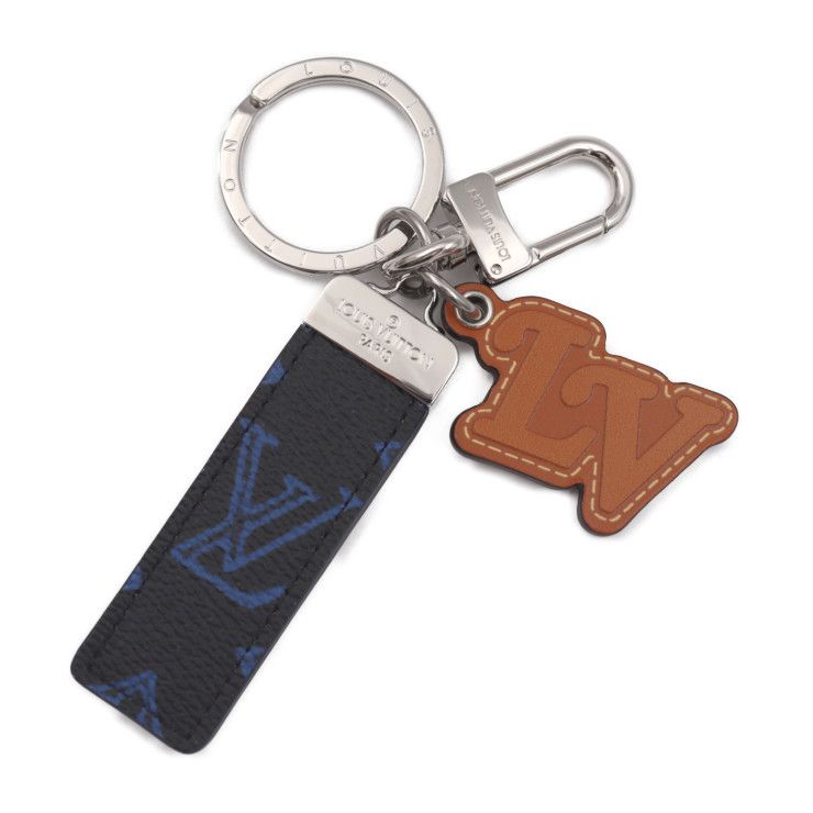 Louis Vuitton キーホルダー ネイビー シルバー LOUIS VUITTON ルイ