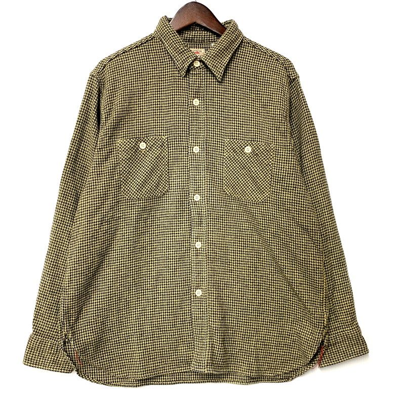 【中古品】SUGAR CANE シュガーケーン TWILL CHECK WORK SHIRT SC28739 ツイルチェックワークシャツ 長袖 トップス 【145-250611-as-23-izu】