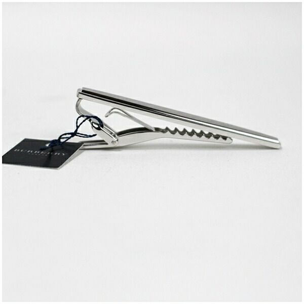 未使用 タグ付 バーバリーロンドン ネクタイピン ロゴ刻印 シルバー 未使用 タグ付 バーバリーロンドン ネクタイピン ロゴ刻印 シルバー 未