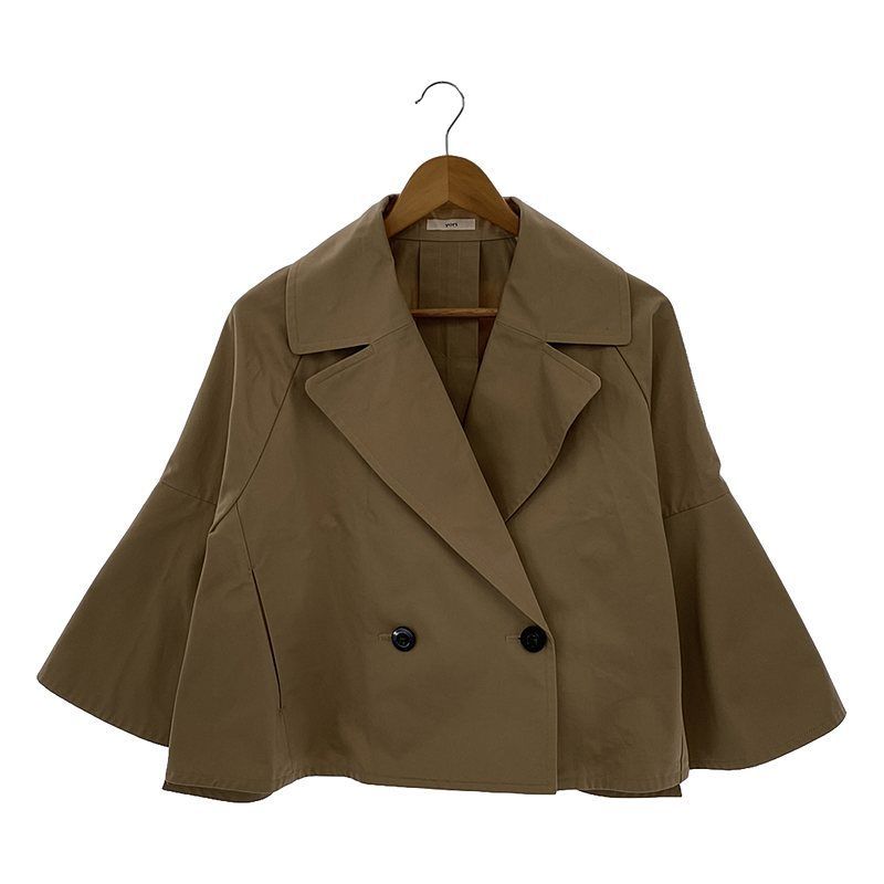 yori / ヨリ | 2023SS | コットンショートトレンチコート | F