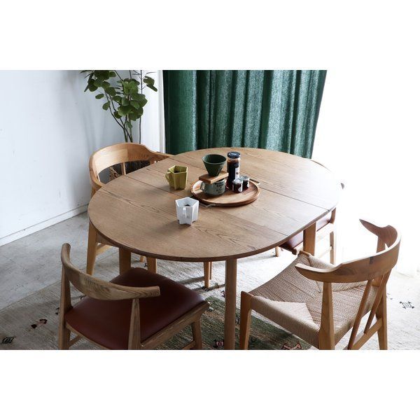 アルグ ダイニングテーブル約90cm 円形伸張 NA ベージュ 代引不可 WWW_KANDAIZUMI_COM