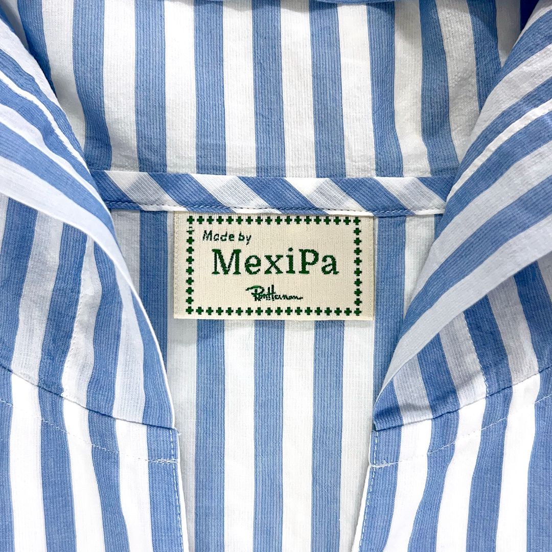 ロンハーマン メキパ メキシカンシャツパーカー サイズS サックス  