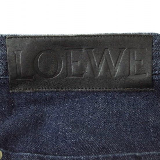 LOEWE ロエベ 22SS イタリア製 PATCHED DENIM TROUSERS ダブルニー