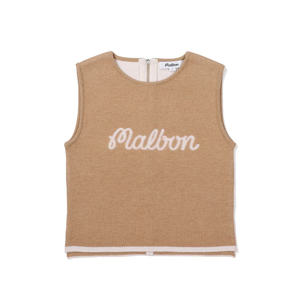 MALBON 春秋用ゴルフベスト レディース ノースリーブ ニットタイプ