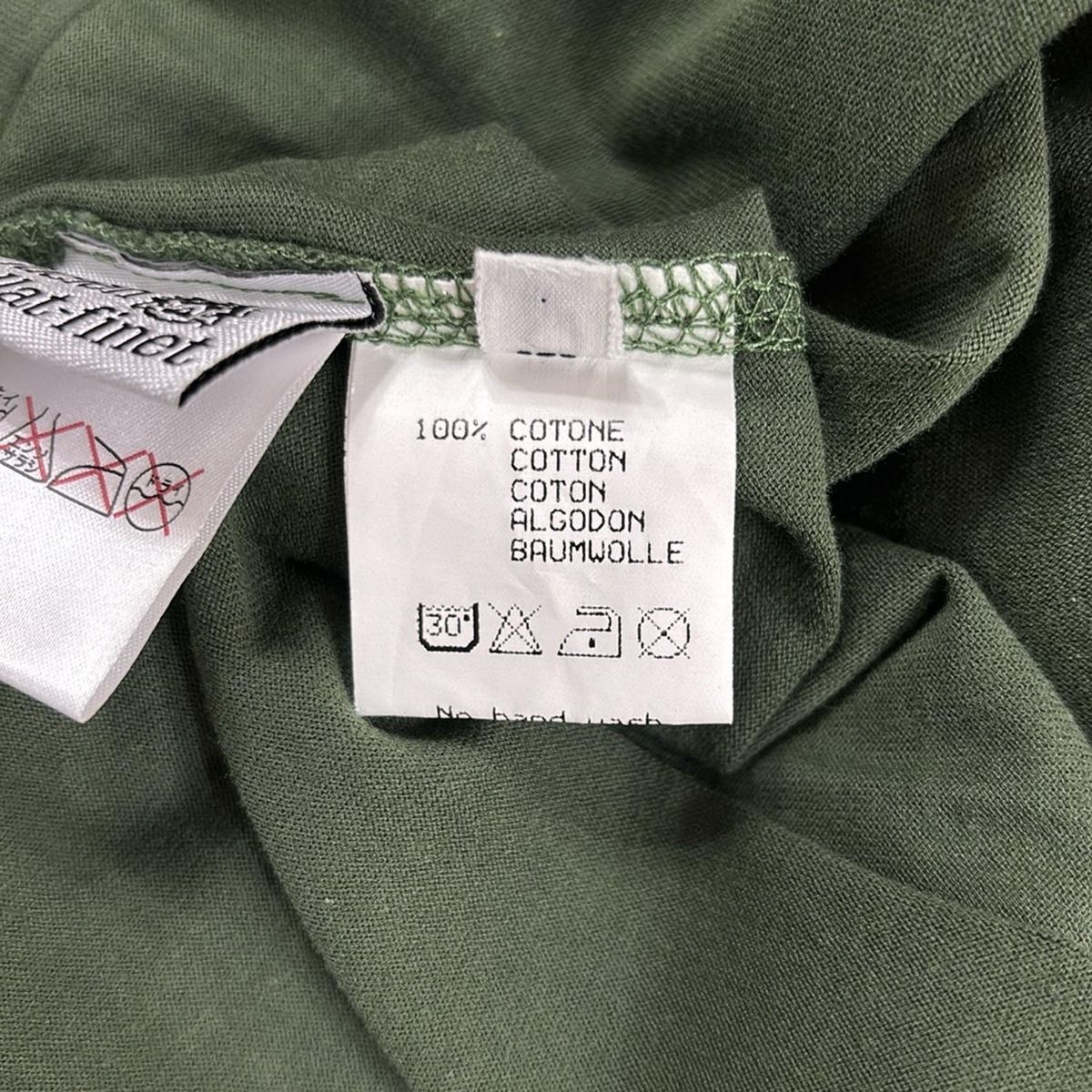 lucien pellat-finet ルシアンペラフィネ 長袖カットソー サイズS レディース - ダークグリーン×黒 クルーネック|スカル|クロス 十字架 NICORILABO_COM