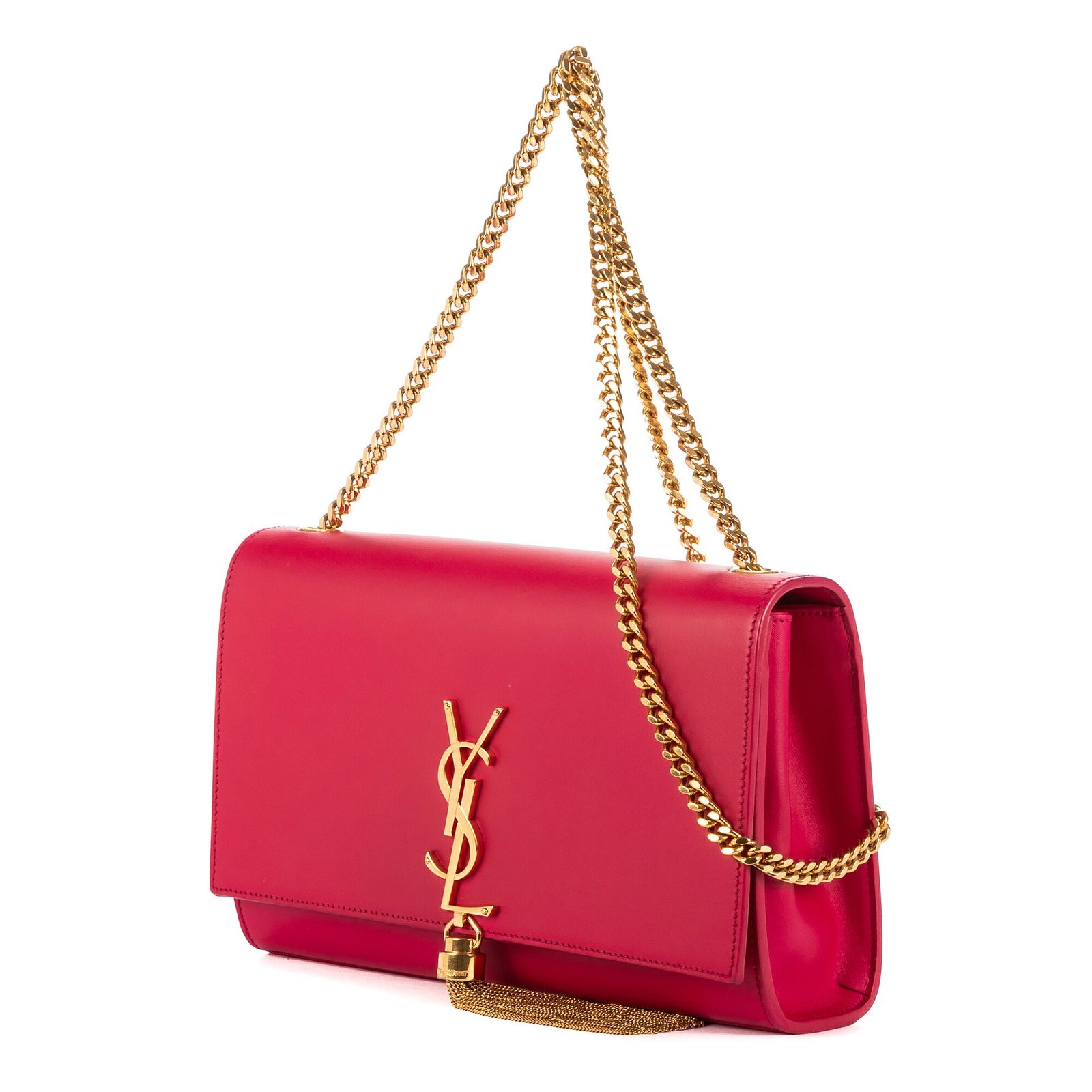 YVES SAINT LAURENT イヴサンローランケイトタッセルフューシャスムースレザーA