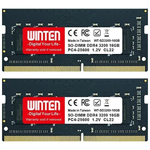 WINTEN ノートPC用 メモリ 32GB(16GB×2枚) PC4-256… - アスタリスク