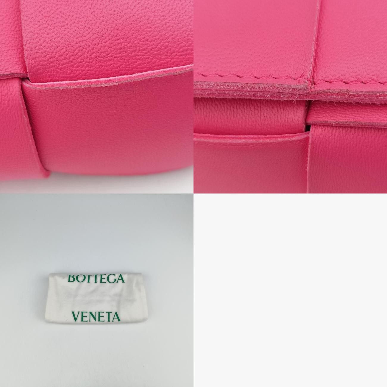 ボッテガヴェネタBottega VenetaキャンディカセットピンクラムスキンICチップ