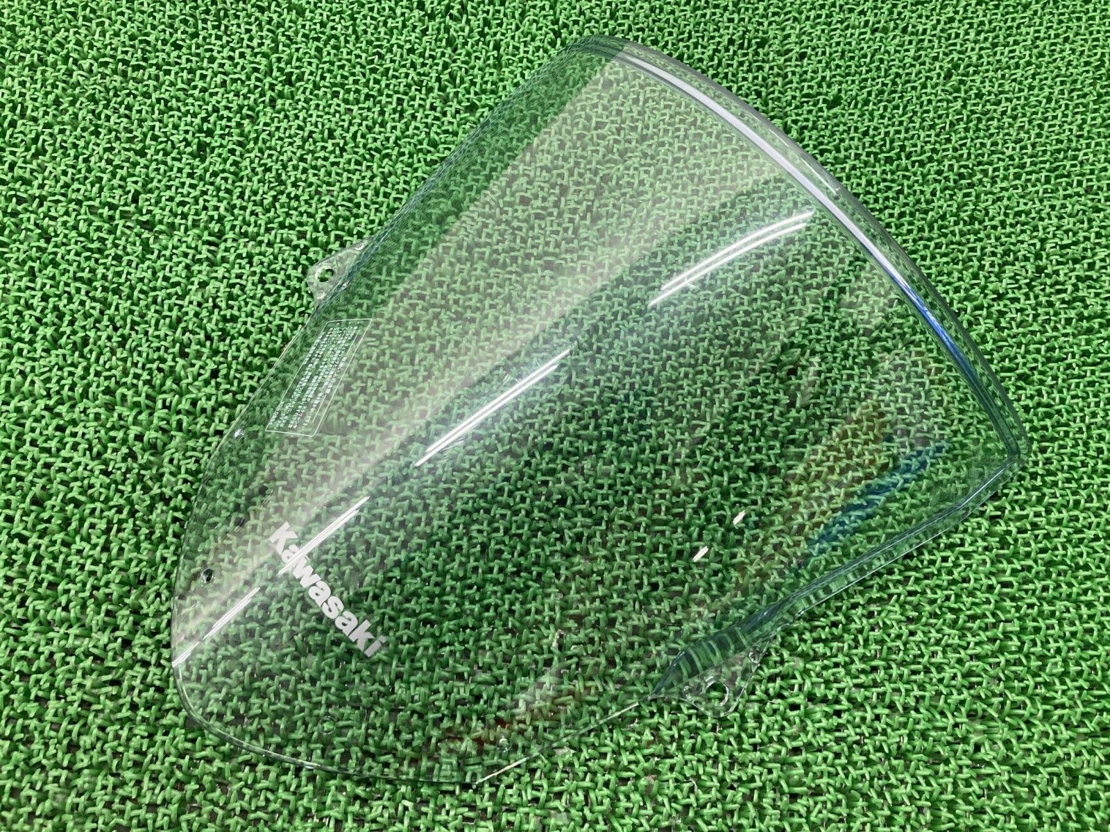 ZX-6R スクリーン 39154-0384 カワサキ 純正 バイク 部品 ZX636G ウインドシールド 割れ欠け無し 品薄 品 Fv