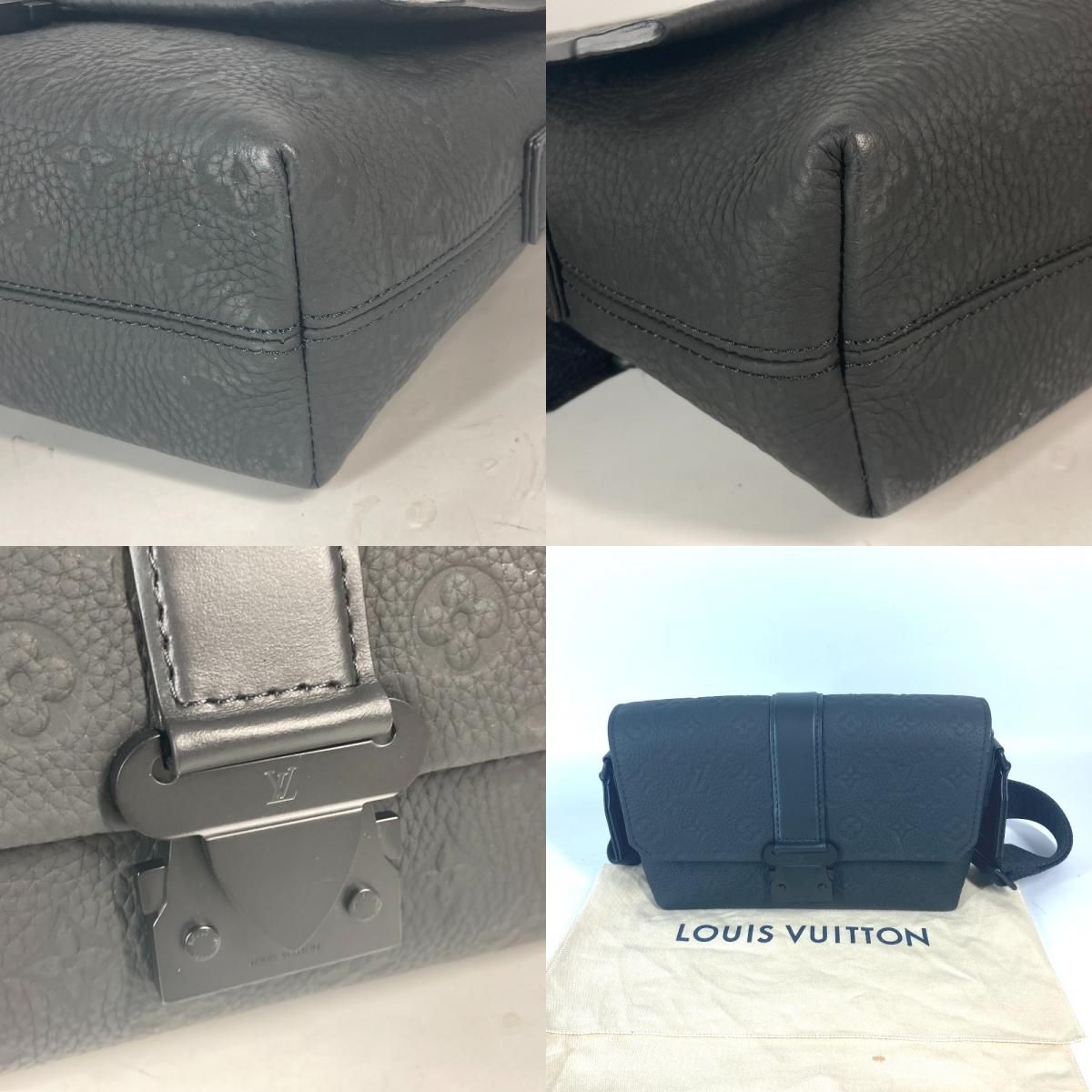 美品 ルイヴィトン モノグラム アベス M45257 レザー ショルダーバッグ