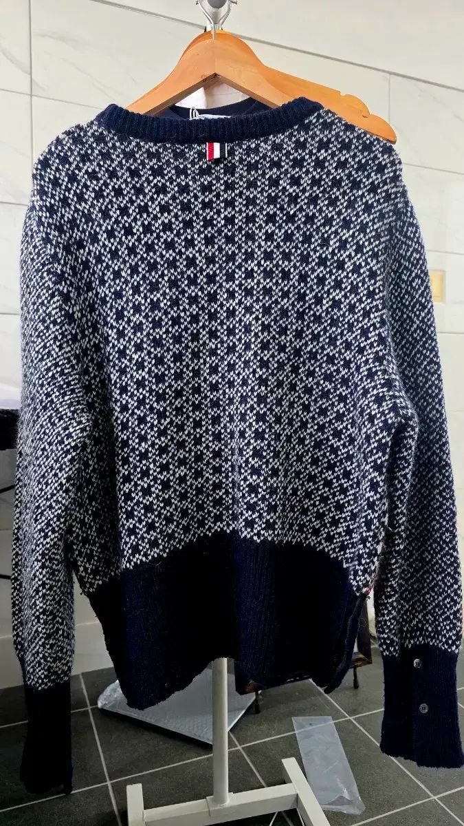 トム ブラウン ペンギン ニット セーター ネイビー