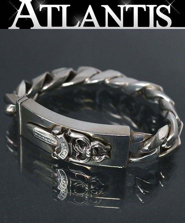クロムハーツ オールドダガーIDクラシックリンク ブレスレット クロム