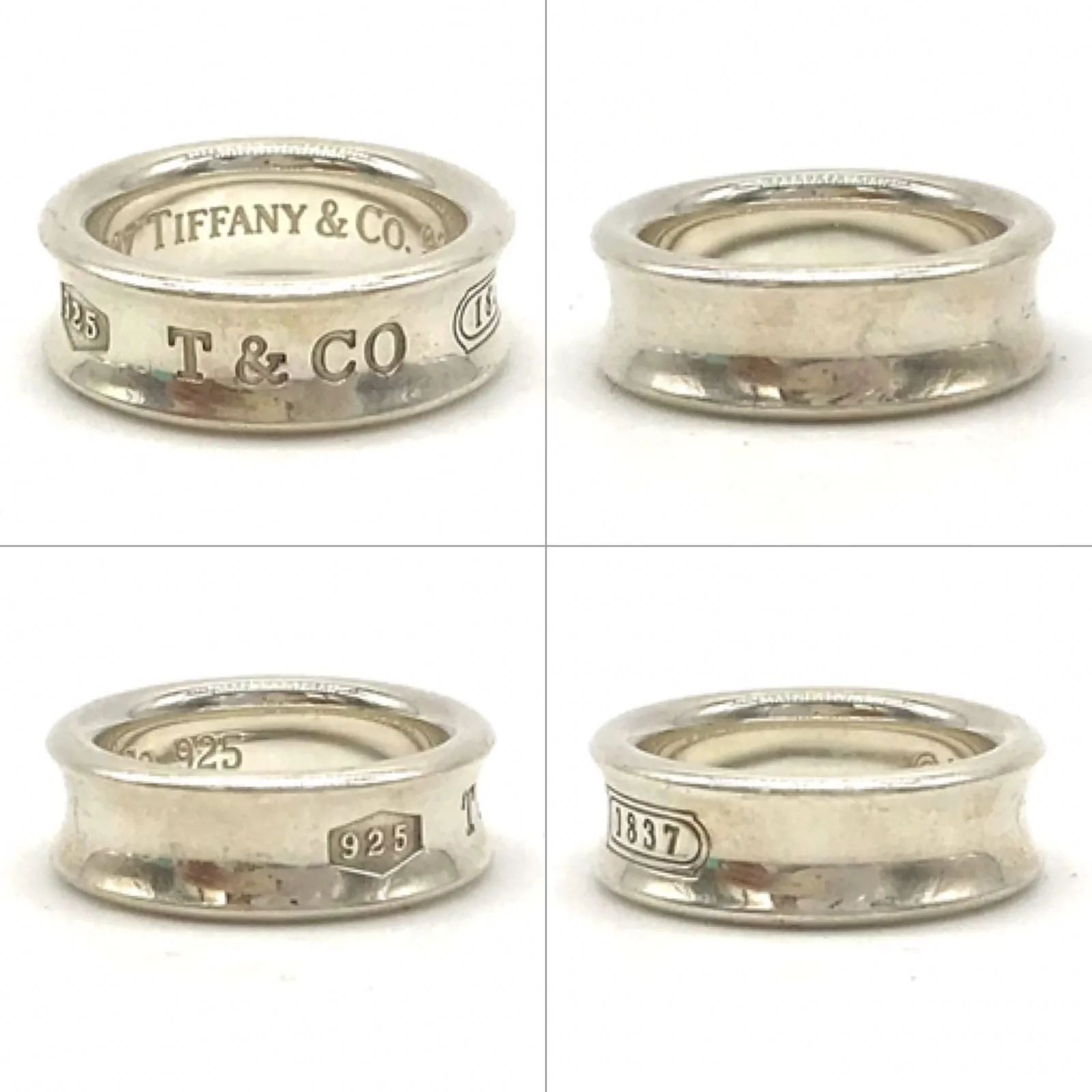 TIFFANY&Co. ティファニー 1837 ナローリング SV925 9号 TIFFANY&Co. ティファニー 1837 ナロー リング 指輪 SV925
